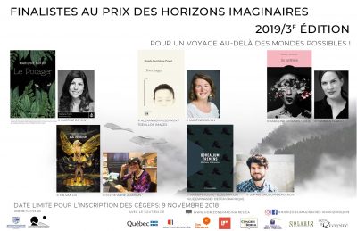 Prix Horizons Imaginaires (3e édition) – Les cinq finalistes!